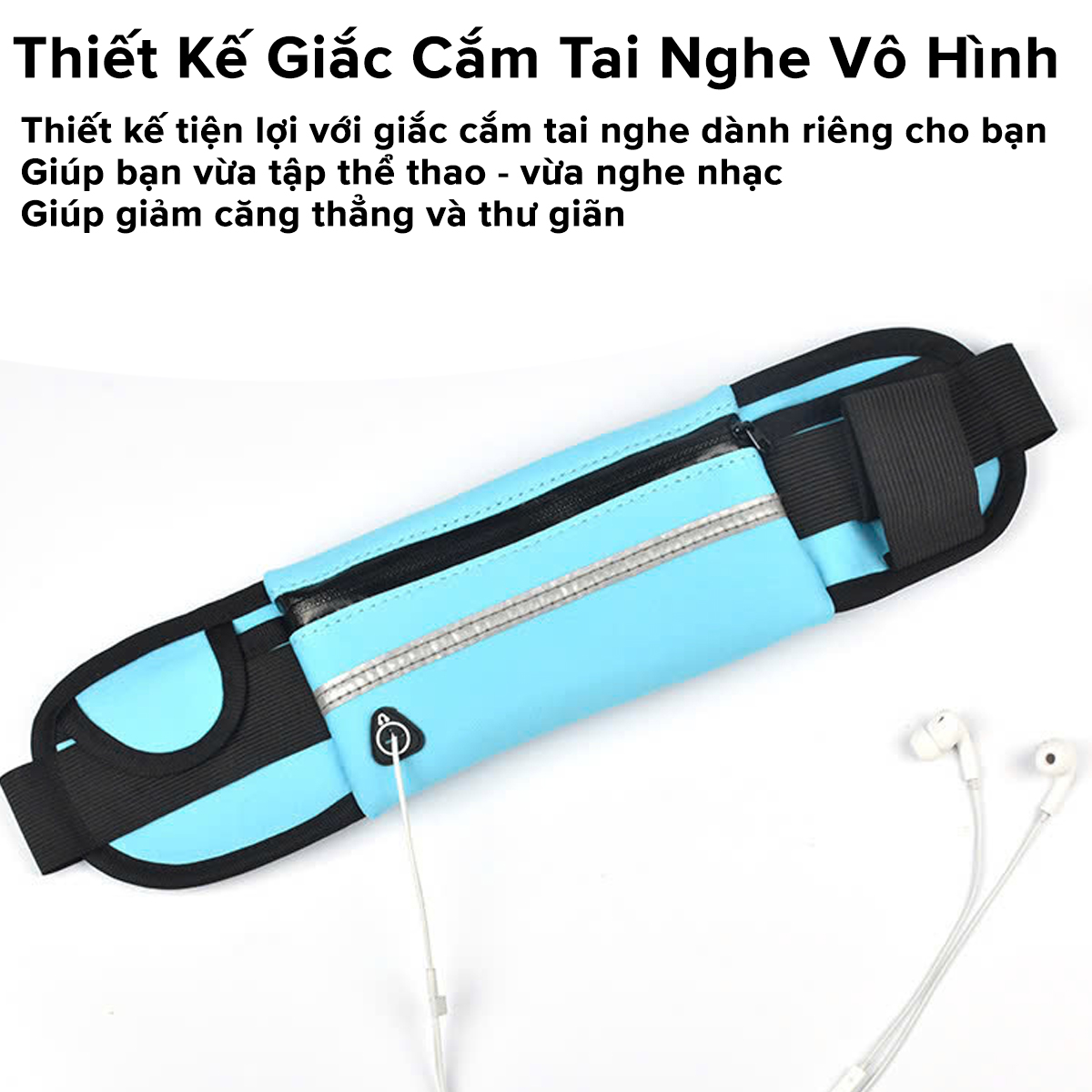 Mô tả Túi Đeo Bụng Chạy Bộ - Đai Đeo Điện Thoại Tập Gym Tập Thể Thao Đá Bóng Nam Nữ Chính Hãng Amalife – CB1 - 5