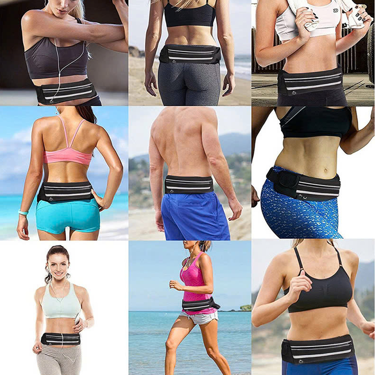 Mô tả Túi Đeo Bụng Chạy Bộ - Đai Đeo Điện Thoại Tập Gym Tập Thể Thao Đá Bóng Nam Nữ Chính Hãng Amalife – CB1 - 12