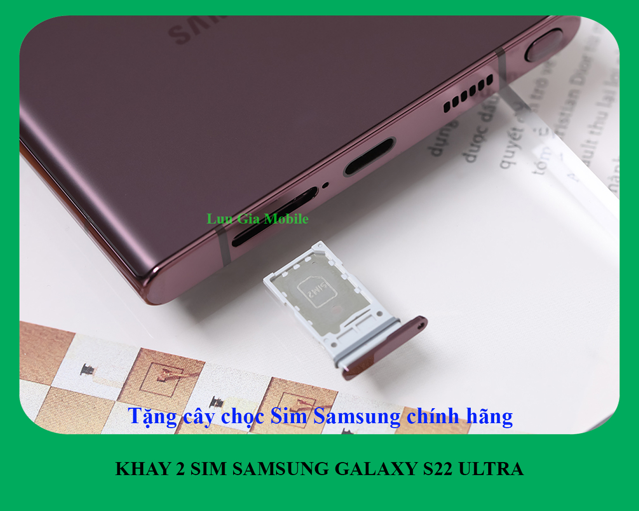Khay sim Galaxy S22 ULTRA zin hãng | Shopee Việt Nam
