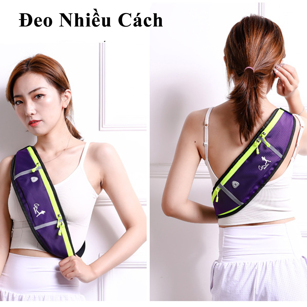 Mô tả Túi Đeo Bụng Chạy Bộ Chống Nước, Túi Bao Tử Đai Đeo Bụng Để Điện Thoại Tập Gym Thể Thao Nhiều Ngăn Nam Nữ Hãng Amalife - 4