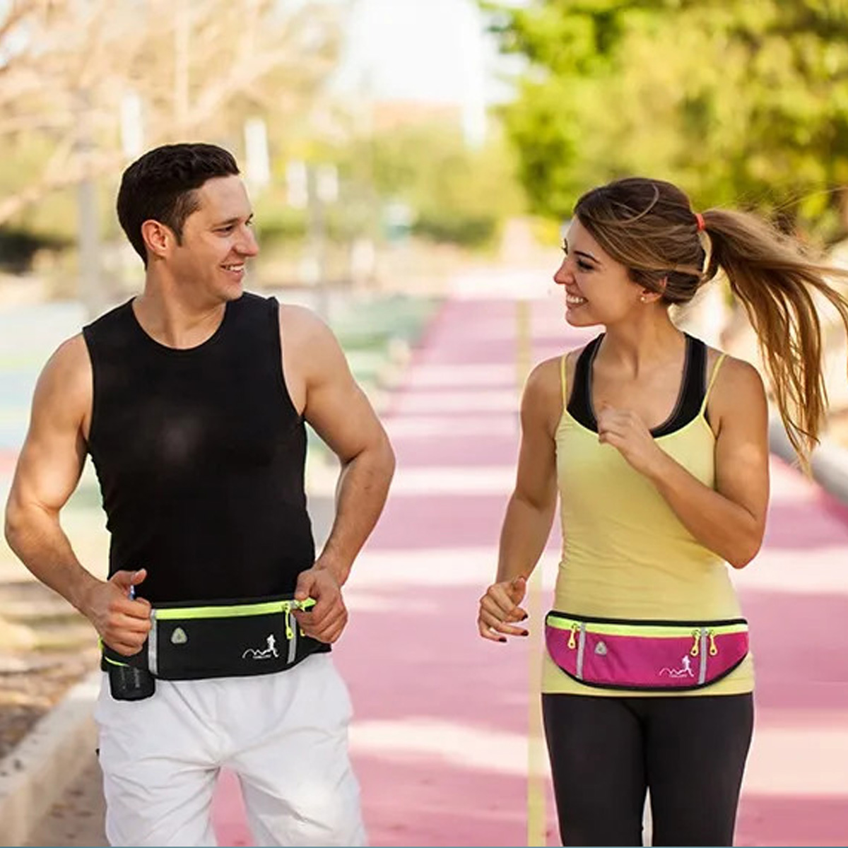 Mô tả Túi Đeo Bụng Chạy Bộ Chống Nước, Túi Bao Tử Đai Đeo Bụng Để Điện Thoại Tập Gym Thể Thao Nhiều Ngăn Nam Nữ Hãng Amalife - 5