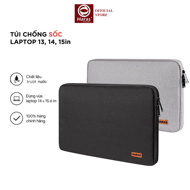 Mô tả Túi Chống Sốc Bảo Vệ Laptop 13 inch 14 inch 15 inch 17 inch HARAS TC001 - 1