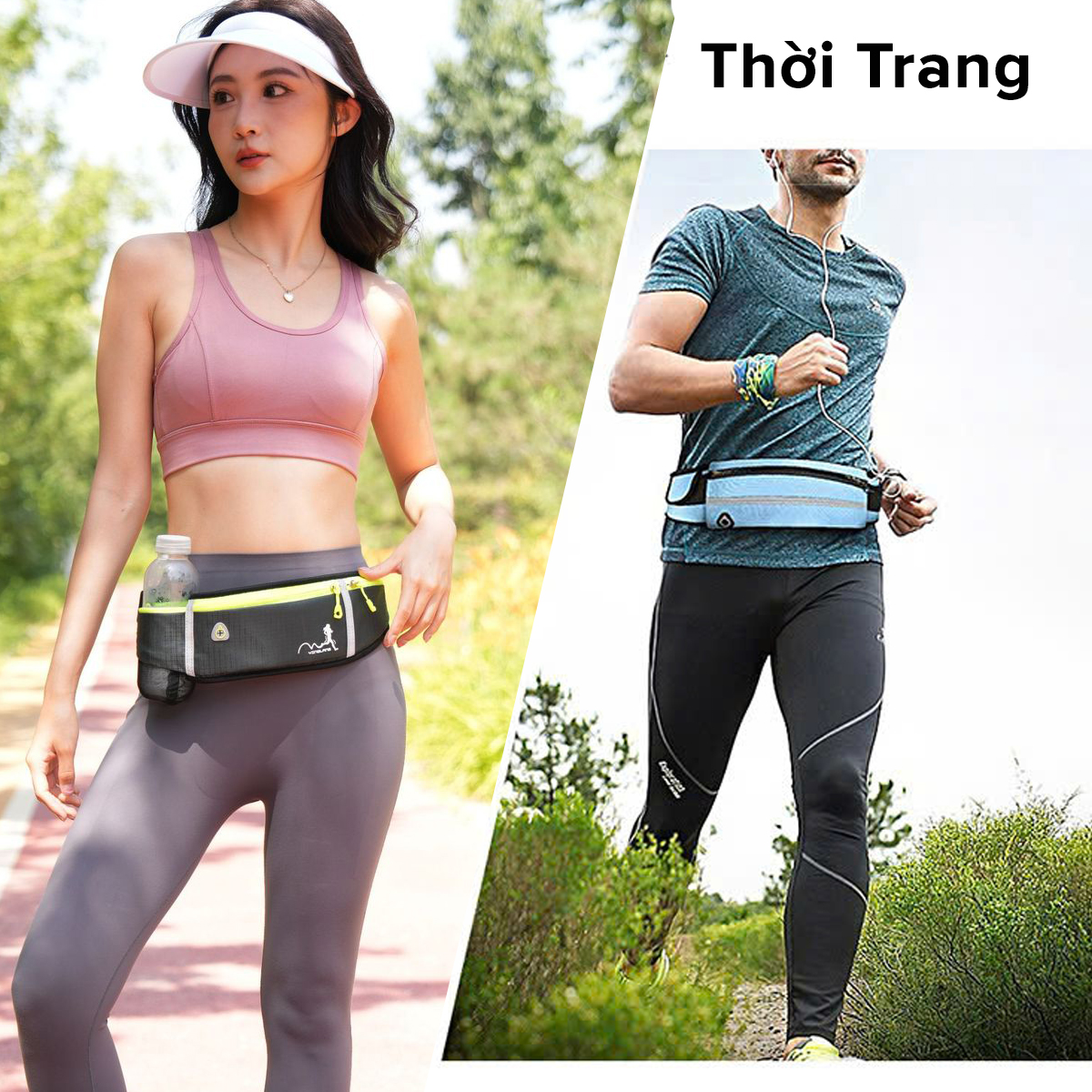 Mô tả Túi Đeo Hông Bụng Chạy Bộ, Đai Đeo Điện Thoại Bao Tử Tập Gym, Tập Thể Thao Nhiều Ngăn Nam Nữ Chống Nước Hãng Amalife - 7