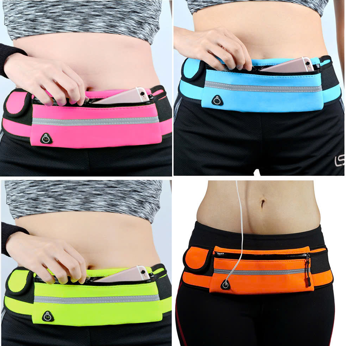 Mô tả Túi Đeo Hông Bụng Chạy Bộ, Đai Đeo Điện Thoại Bao Tử Tập Gym, Tập Thể Thao Nhiều Ngăn Nam Nữ Chống Nước Hãng Amalife - 11