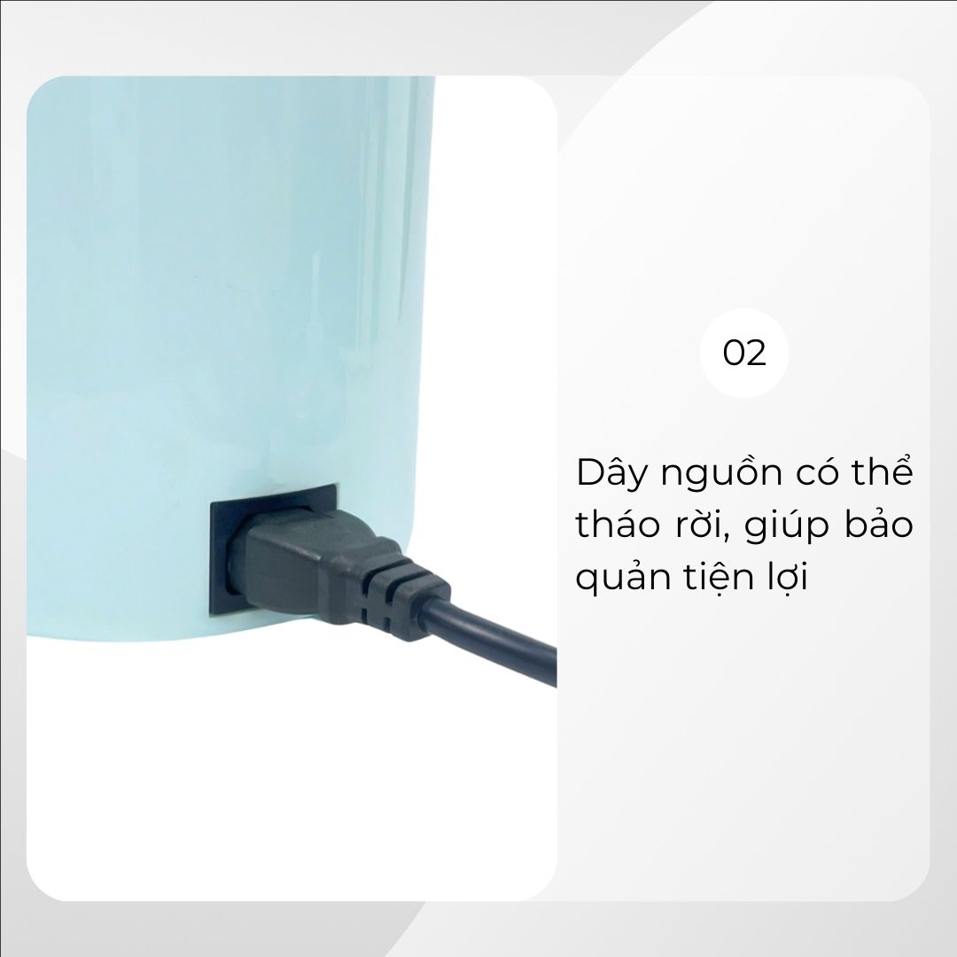 Mô tả Nồi điện đa năng mini 700ml Daewoo DEN-M550 nấu cực nhanh, bảo hành 1 năm - 9