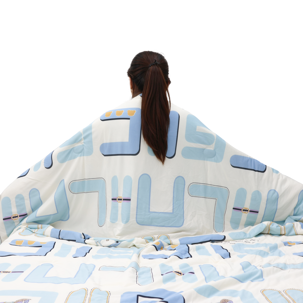 Mô tả Mền lạnh I Cool Advance NIN House 200x220cm | Chăn mền Ice Silk fabric siêu mát lạnh cao cấp - 2