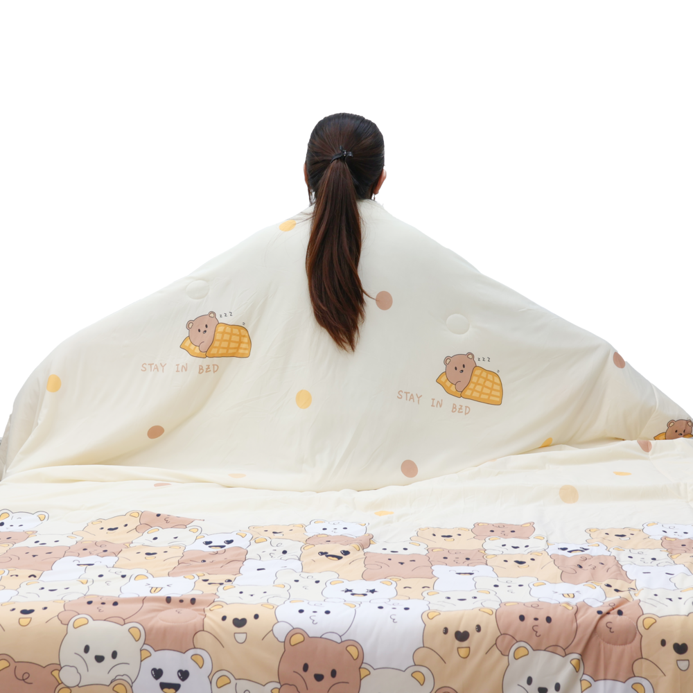 Mô tả Mền lạnh I Cool Advance NIN House 200x220cm | Chăn mền Ice Silk fabric siêu mát lạnh cao cấp - 9