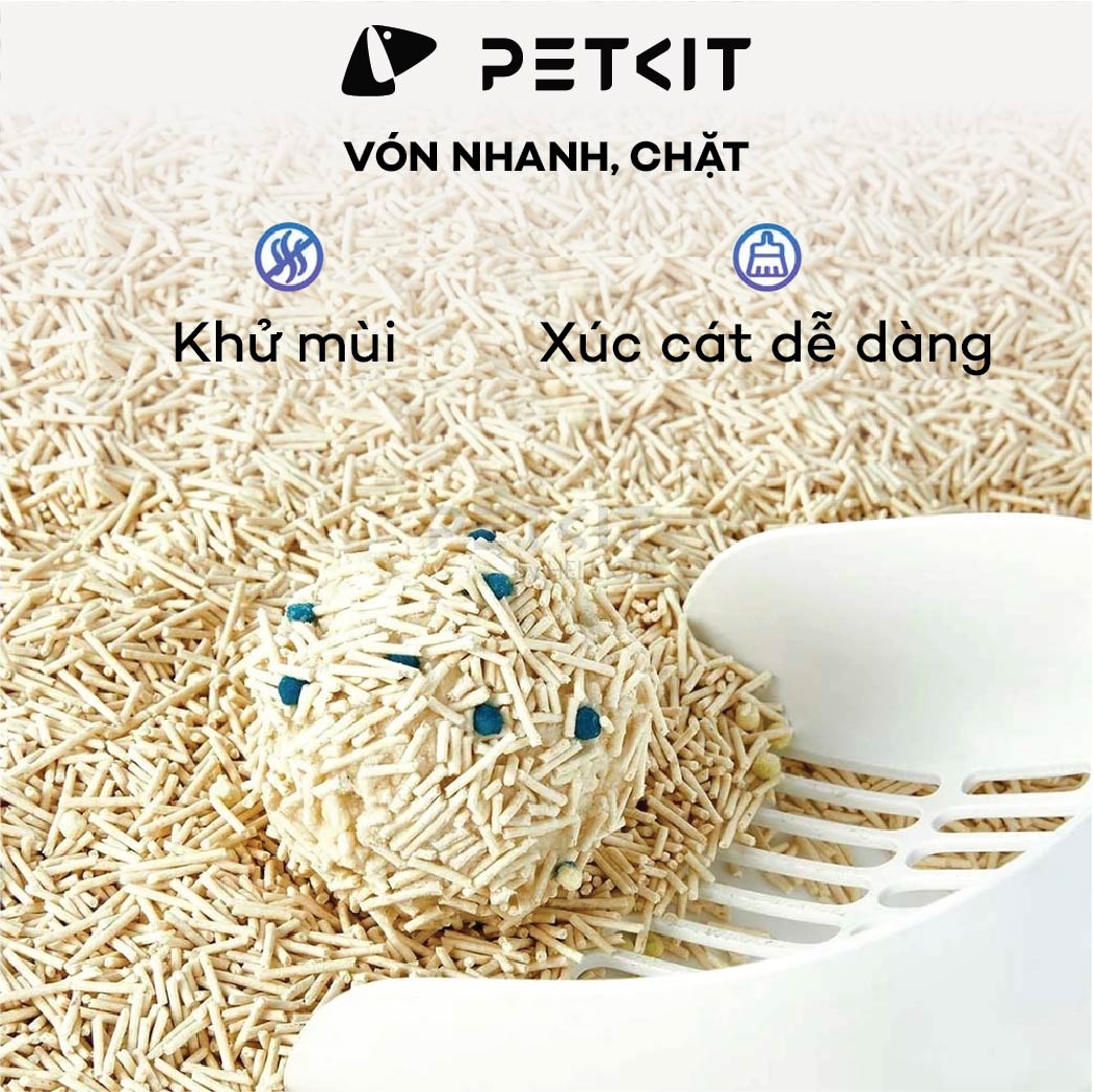 Cát Petkit ít bụi, không bám chân mèo