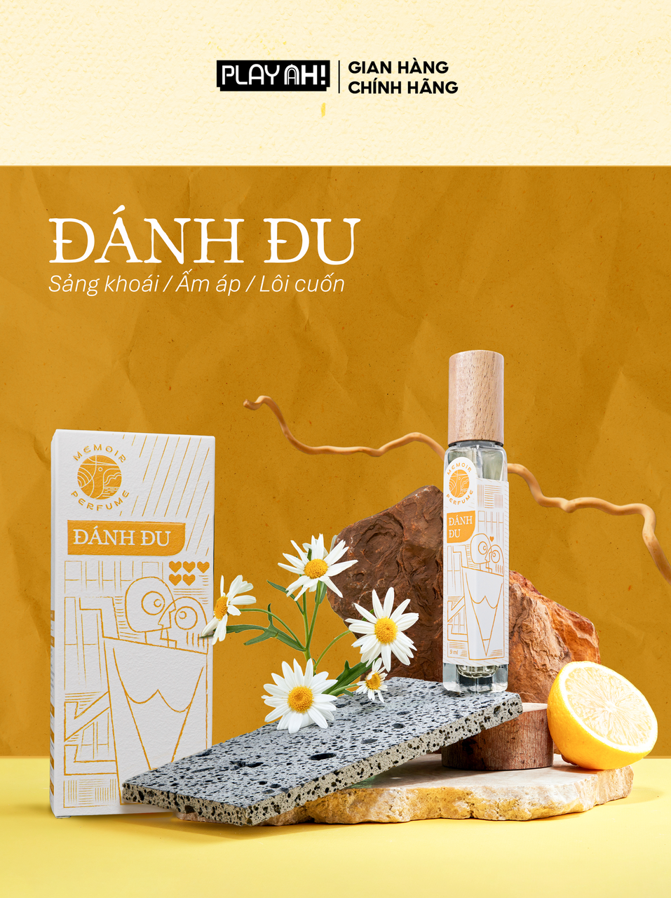 Mô tả Nước Hoa PlayAh! Memoir Eau De Parfum - Hương Đánh Đu/Cửa Son 9ml - 2