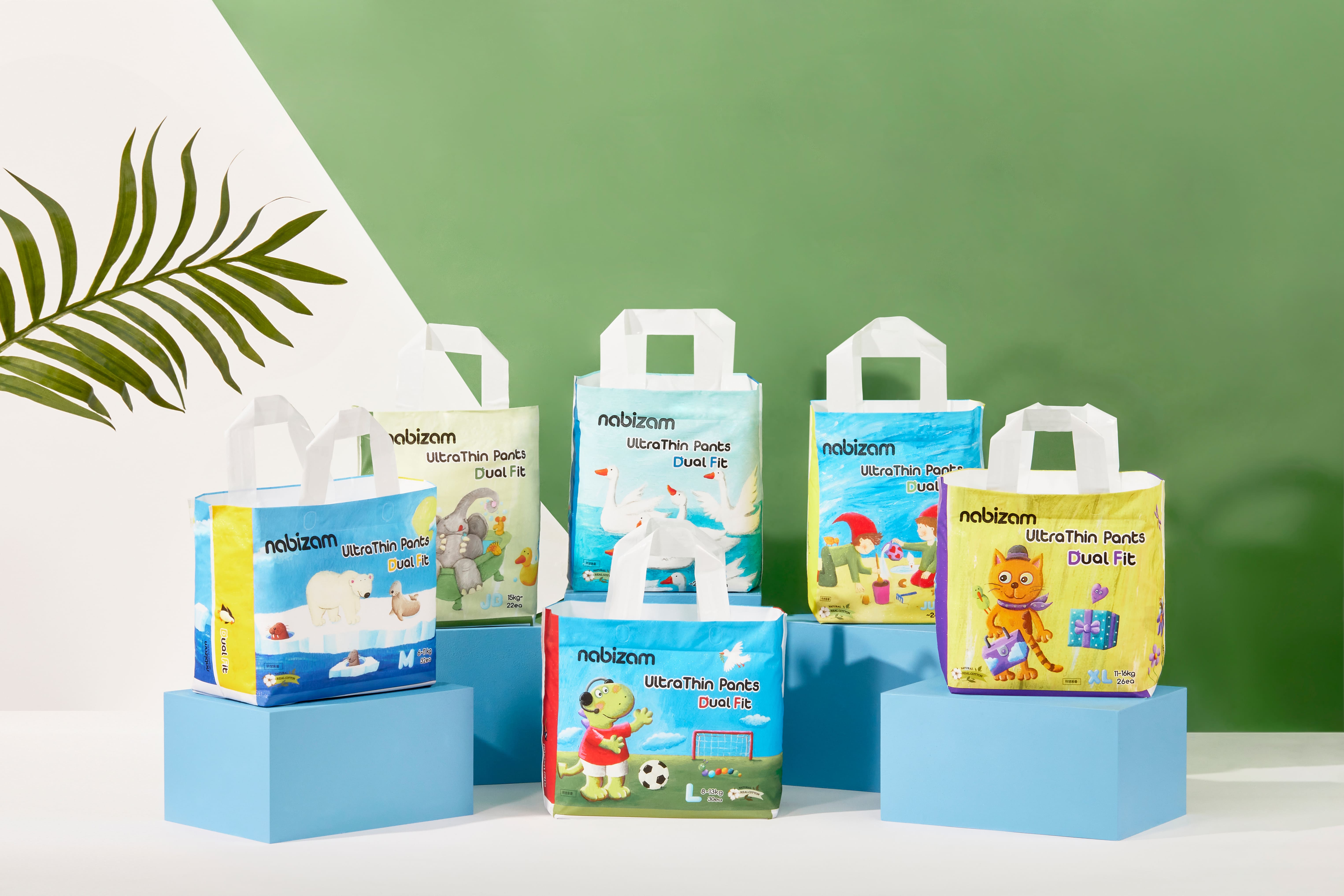 Mô tả Combo 2 Bịch Tã/Bỉm Quần NABIZAM ULTRA THIN 4 Mùa Mỏng Mềm Hơn, Thấm Hút Nhanh Hơn Size Cho Bé 6-24kg - 4