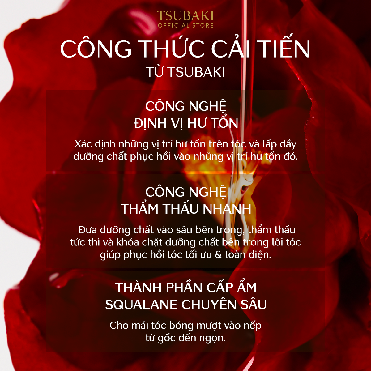 Mô tả Kem xả Dưỡng tóc bóng mượt Tsubaki Premium Moist Treatment 180g - 2