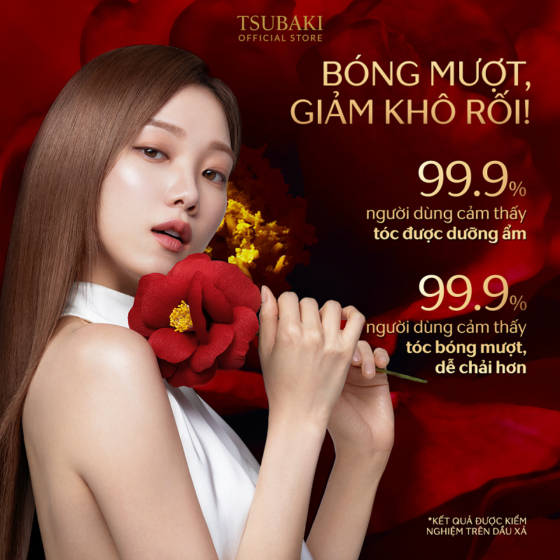 Mô tả Kem xả Dưỡng tóc bóng mượt Tsubaki Premium Moist Treatment 180g - 4