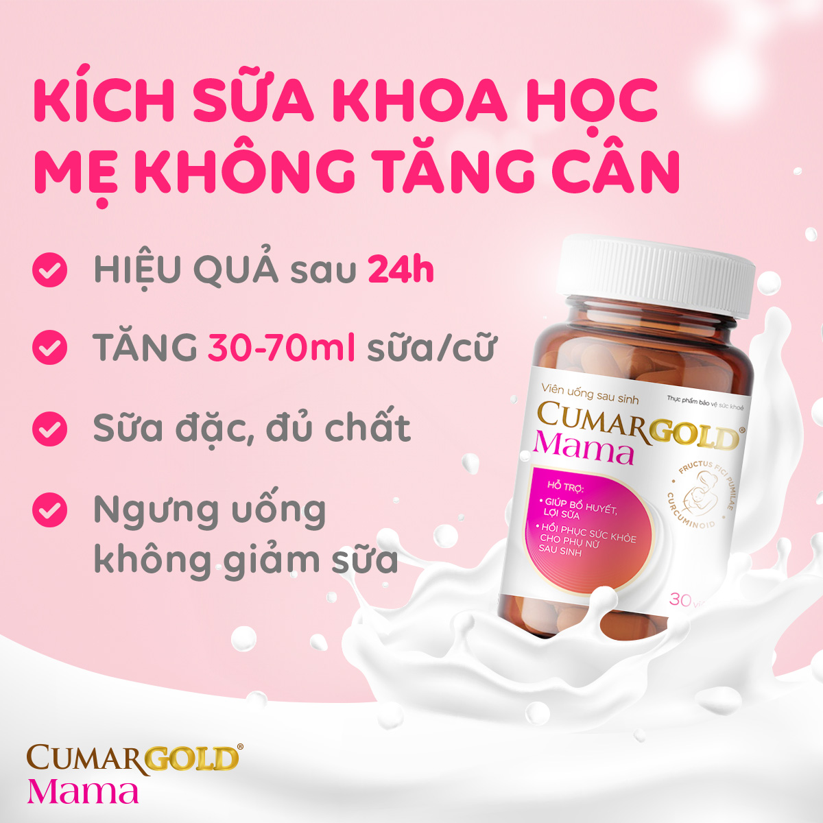 Viên Uống Lợi Sữa CumarGold Mama