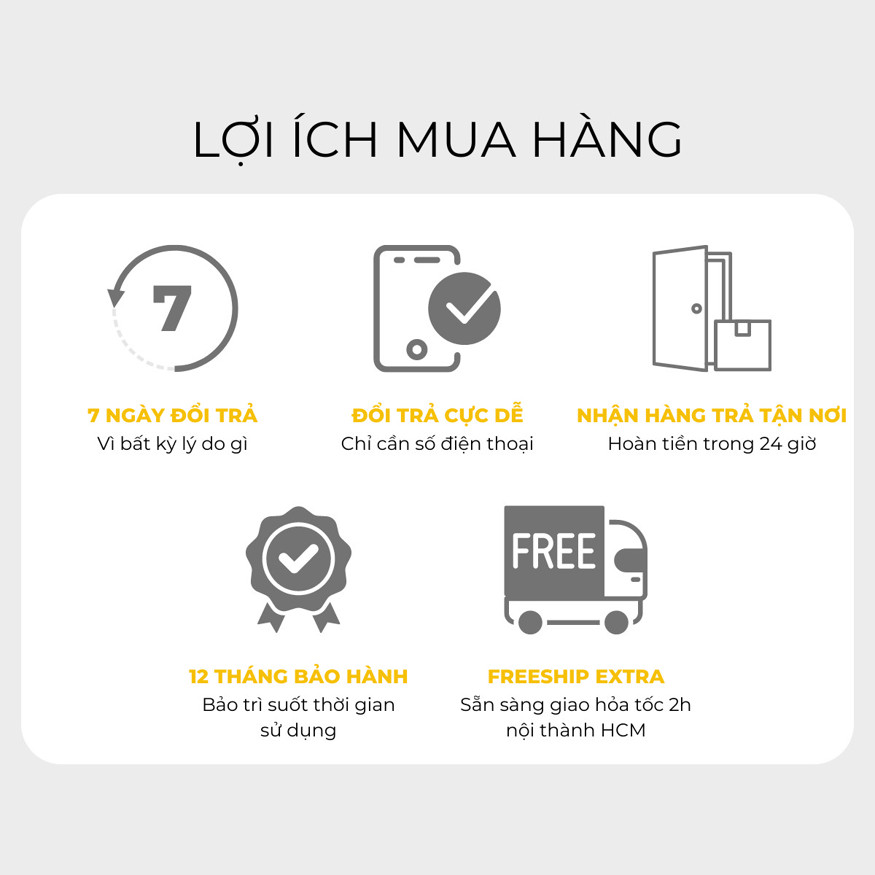 Chính sách bảo hành và đổi trả Davanti
