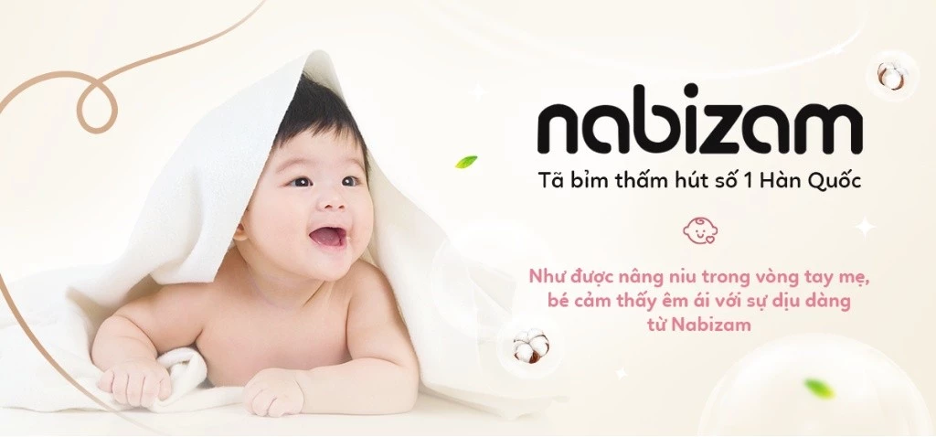 Mô tả Combo 4 Bịch Tã/Bỉm Quần NABIZAM ULTRA THIN 4 Mùa Mỏng Mềm Hơn, Thấm Hút Nhanh Hơn Size Cho Bé 6-24kg - 1