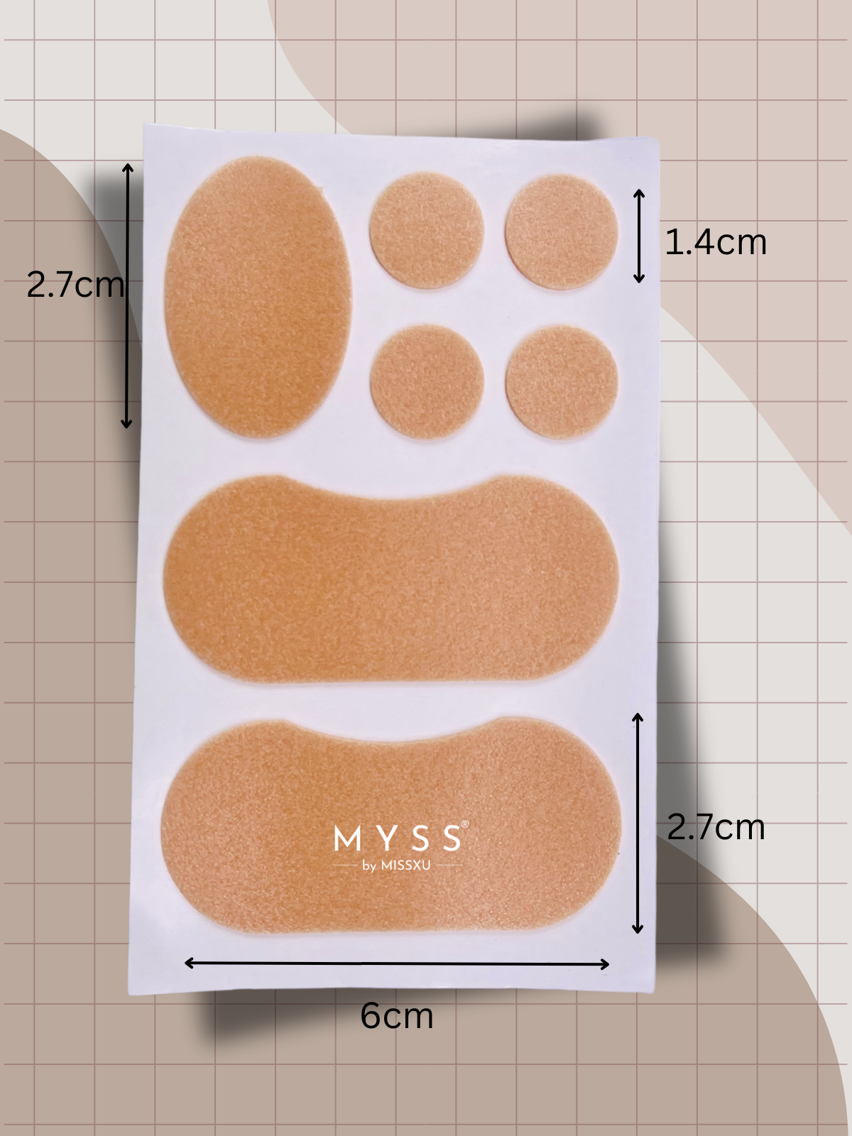 Mô tả Miếng dán mỏng đệm bảo vệ gót và bàn chân, dán gót lót giày MYSS - DG02 - 1