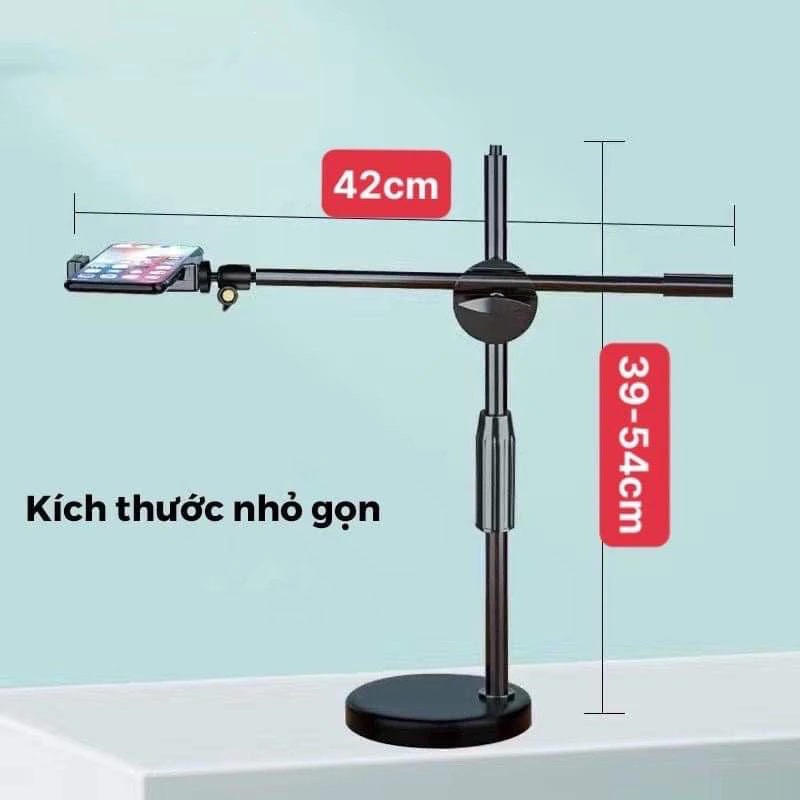 Mô tả Chân Quay Điện Thoại Để Bàn G50, Bộ Quay Video Chụp Ảnh 360 Độ Từ Trên Xuống Chắc Chắn Tiện Lợi - HOLOCOM - 3