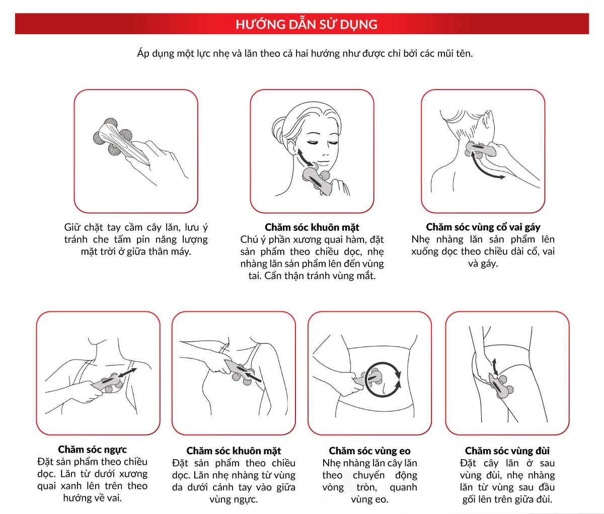 Mô tả ReFa 4 CARAT RAY Cây lăn massage 360 độ - Công nghệ phủ bạch kim - 4