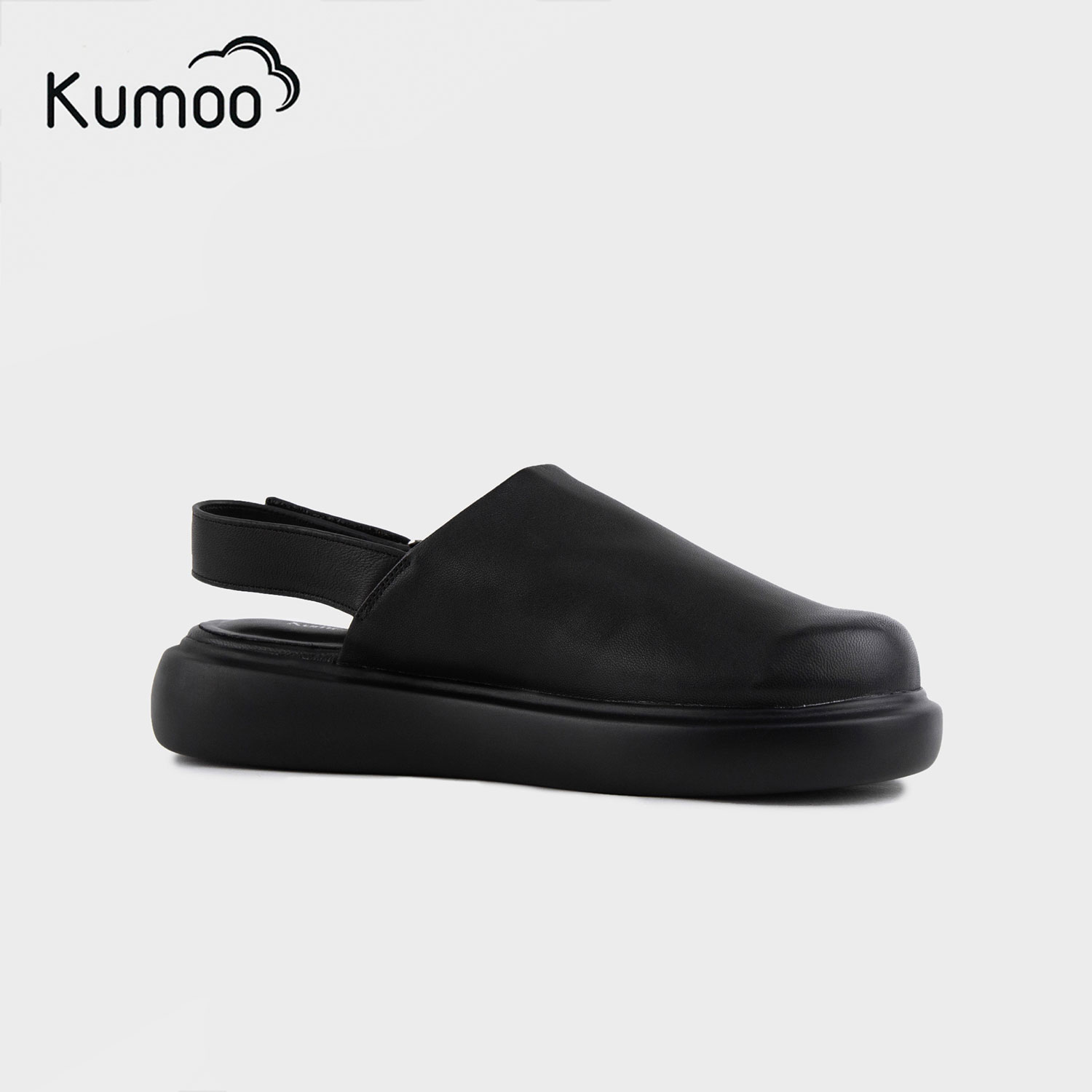 Mô tả Dép Sandal Nữ Kumoo STEVE ML-KUMO-004-A Màu Đen Quai Hậu Đế Bánh Mì Thời Trang Trẻ Trung Cá Tính - 2
