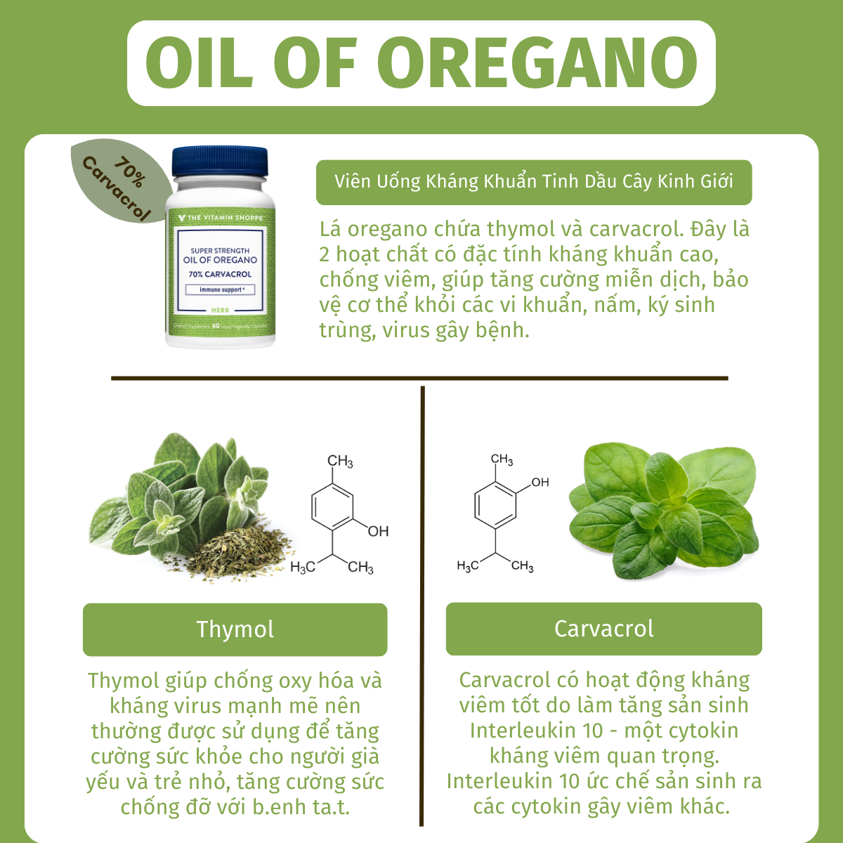 Viên uống Oil of Oregano