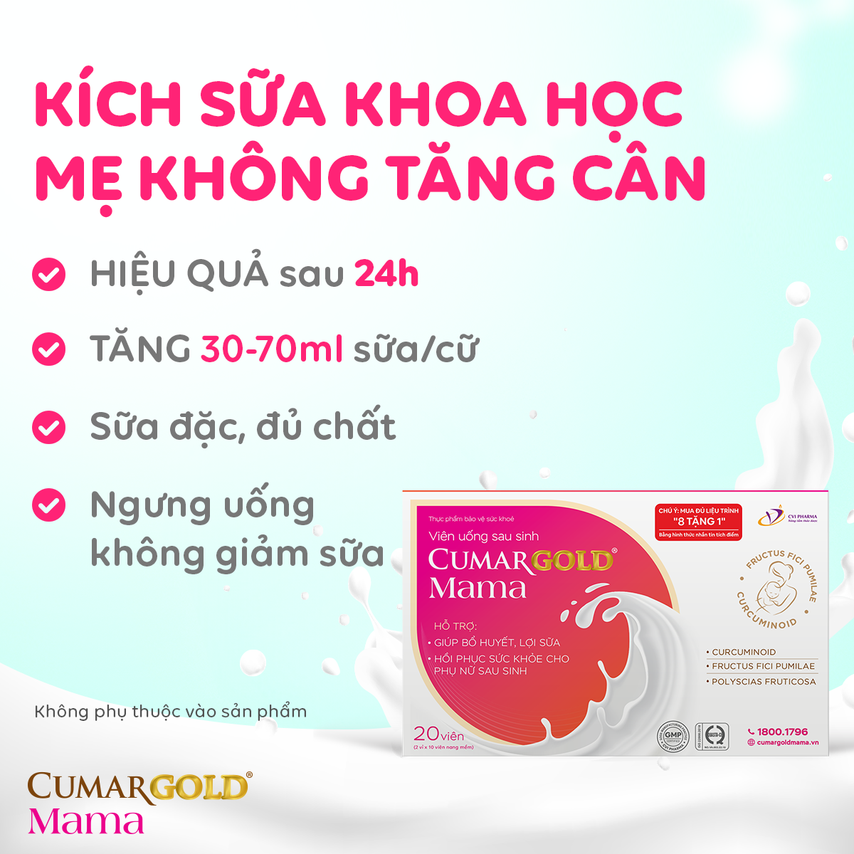 Viên Uống Lợi Sữa CumarGold Mama
