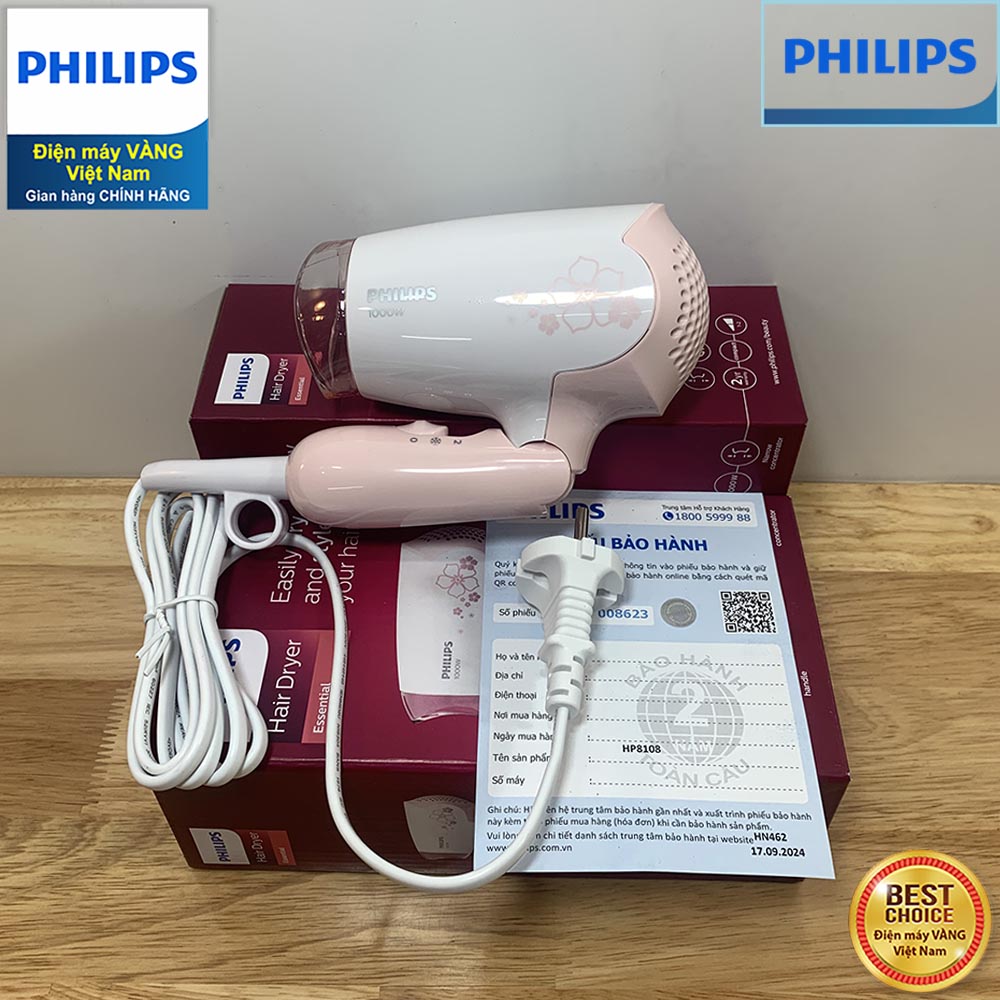 Mô tả Máy sấy tóc mini Philips HP8108 chính hãng - Bảo hành 24 tháng - 4