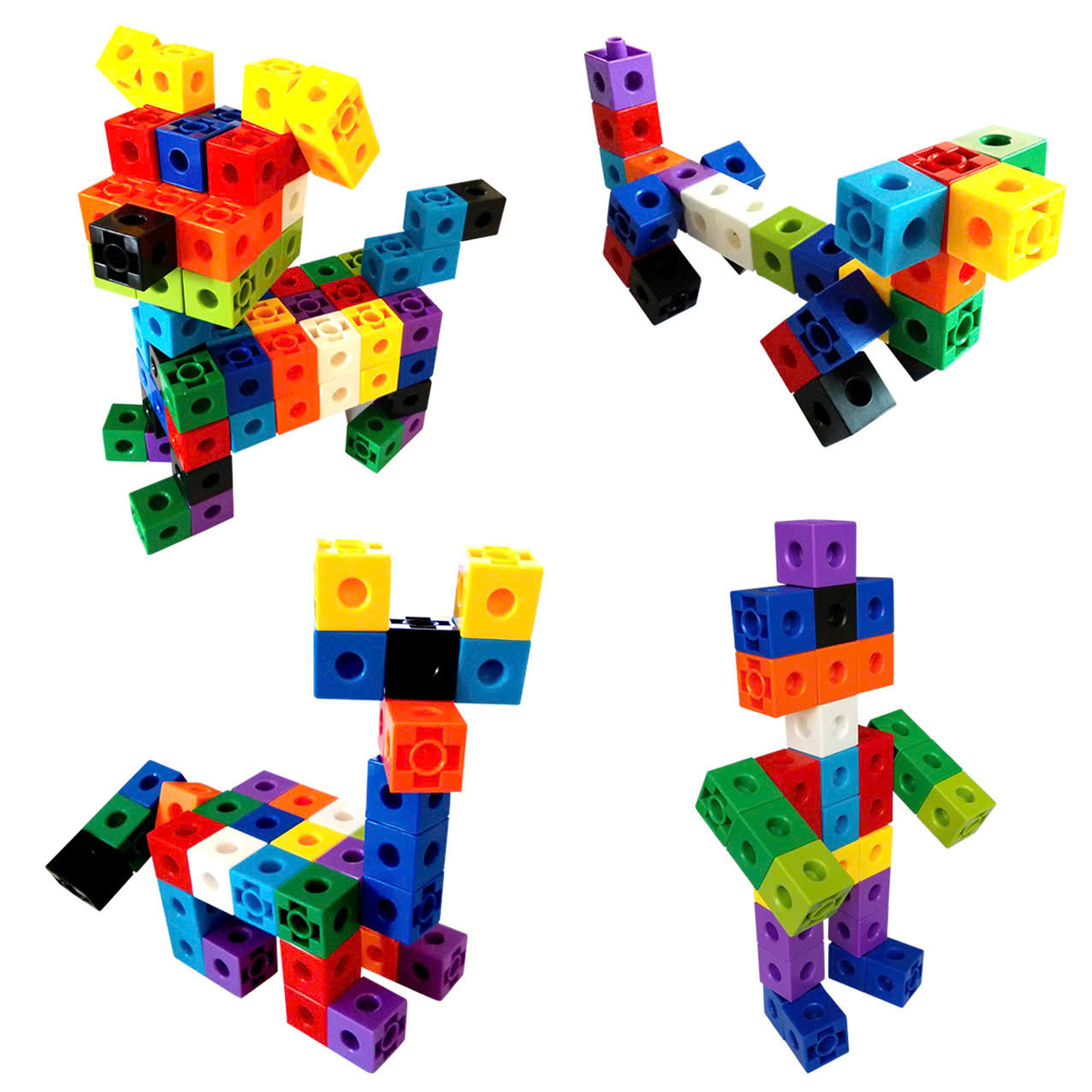 Mô tả Xếp Hình Numberblocks Đồ Chơi Toán Học Thông Minh Trí Tuệ Cho Bé Linking Cube 100 Viên Chính Hãng Amalife - 8