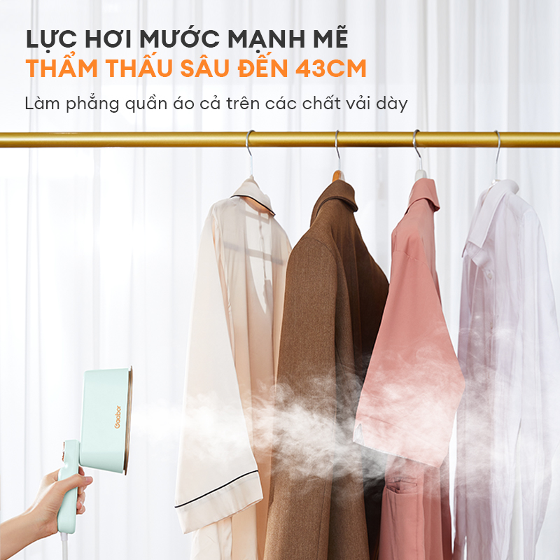 Mô tả 【Combo Sales】Gaabor 08 bàn ủi hơi nước cầm tay HM-M01A và Máy sấy tóc 2 chiều GHD-N1000D - 4