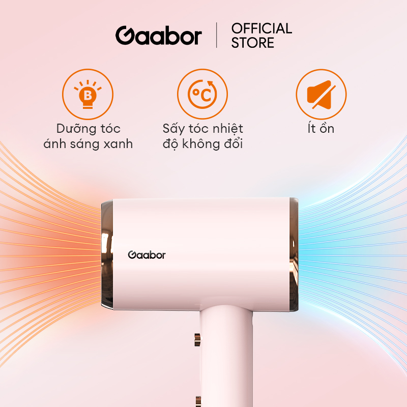 Mô tả 【Combo Sales】Gaabor 08 bàn ủi hơi nước cầm tay HM-M01A và Máy sấy tóc 2 chiều GHD-N1000D - 7