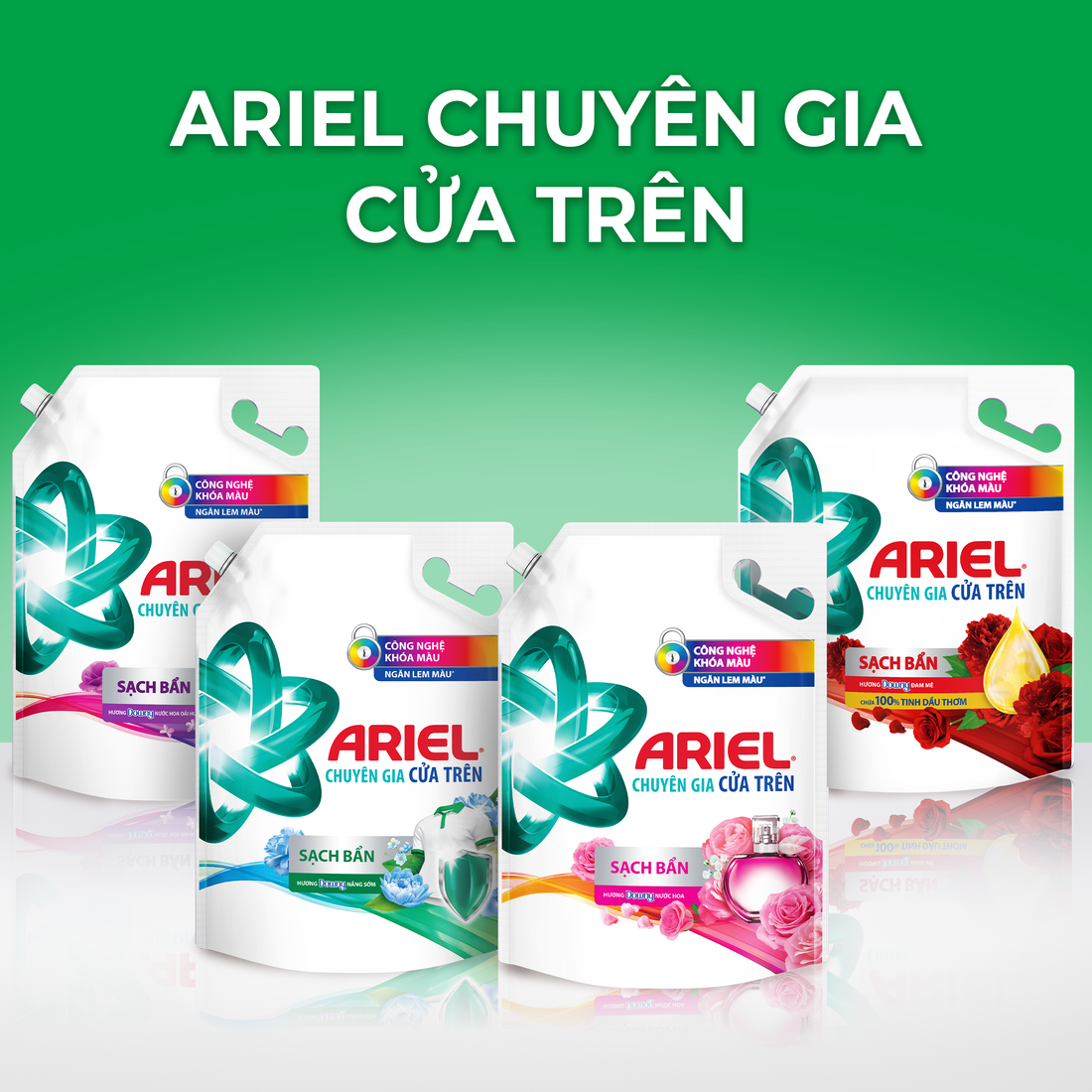 Nước Giặt Ariel Khóa Màu