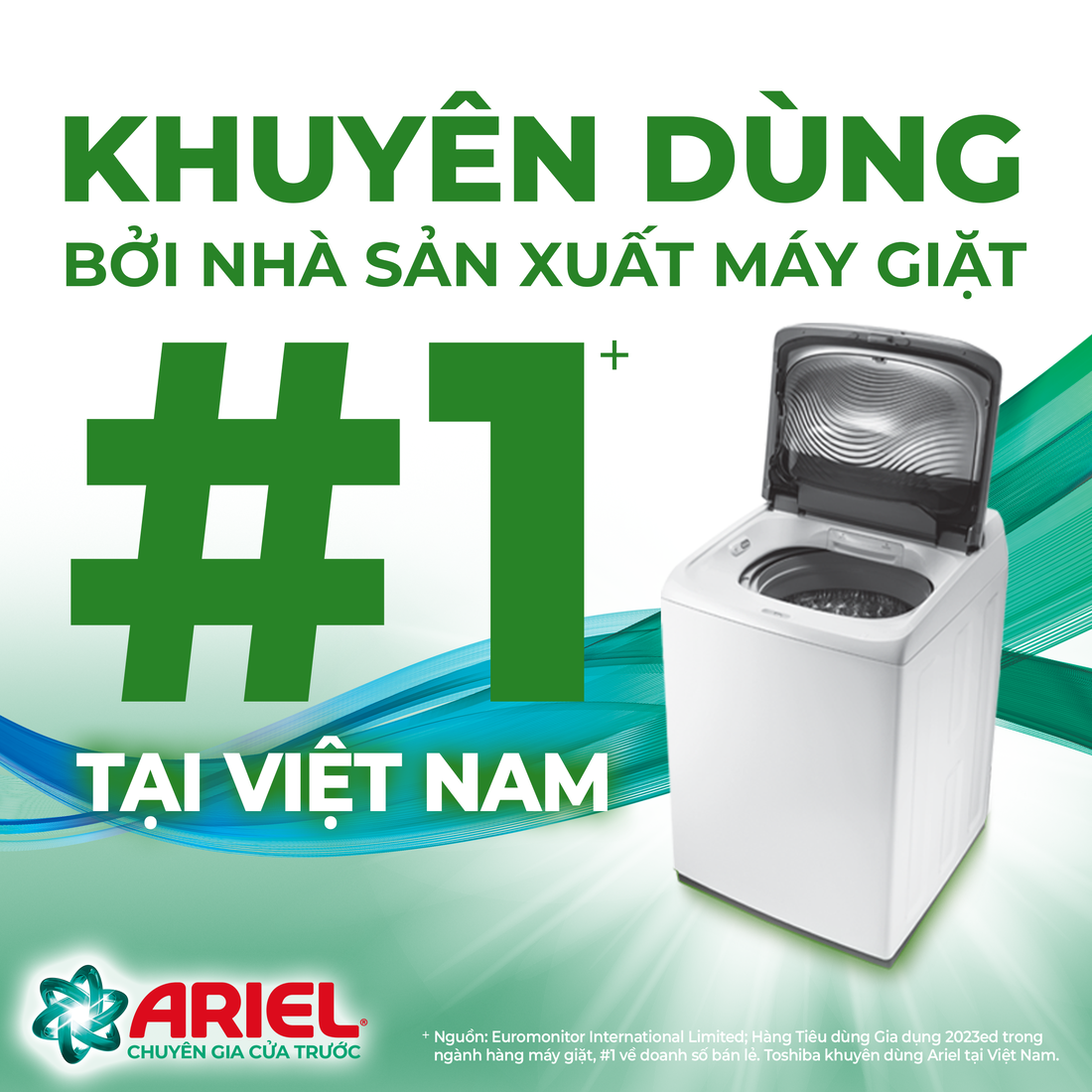 Công nghệ Ariel Ngăn Lem Màu