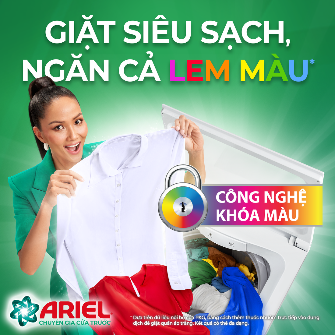 Thành phần Nước Giặt Ariel