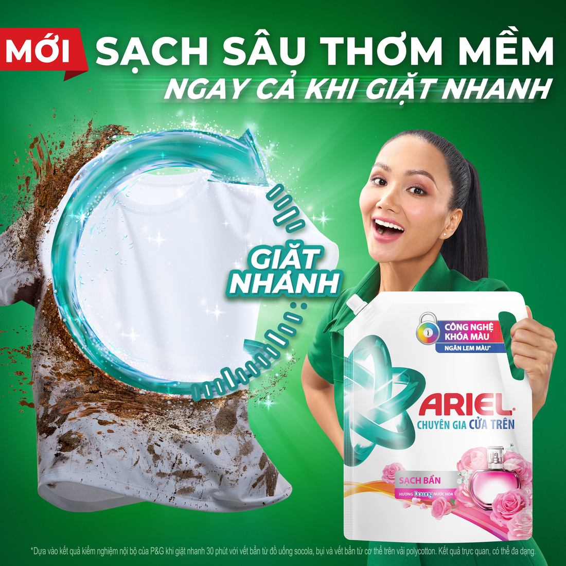 Lưu ý bảo quản Nước Giặt Ariel