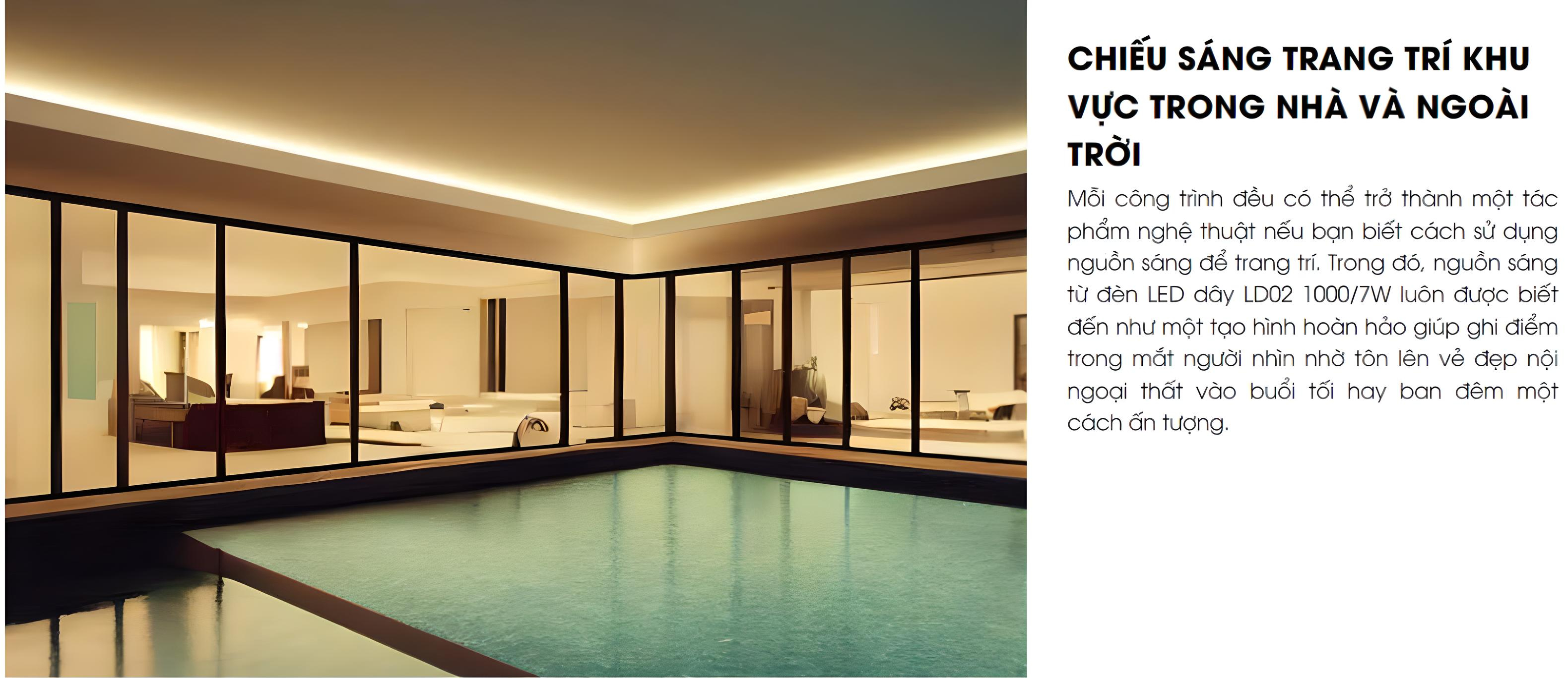 Mô tả Đèn Led dây chiếu sáng công suất 7W chống nước IP65 cao cấp Rạng Đông - Giá bán lẻ theo từng mét (Model: RD-LD01.7W) - 5