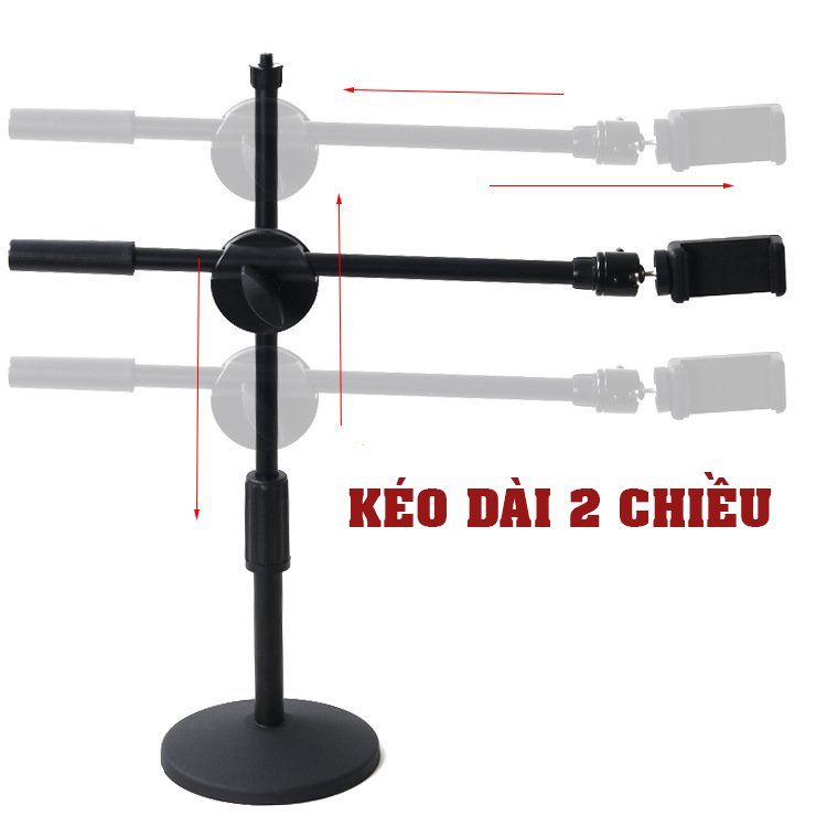Mô tả Chân Quay Điện Thoại Để Bàn G50, Bộ Quay Video Chụp Ảnh 360 Độ Từ Trên Xuống Chắc Chắn Tiện Lợi - HOLOCOM - 5