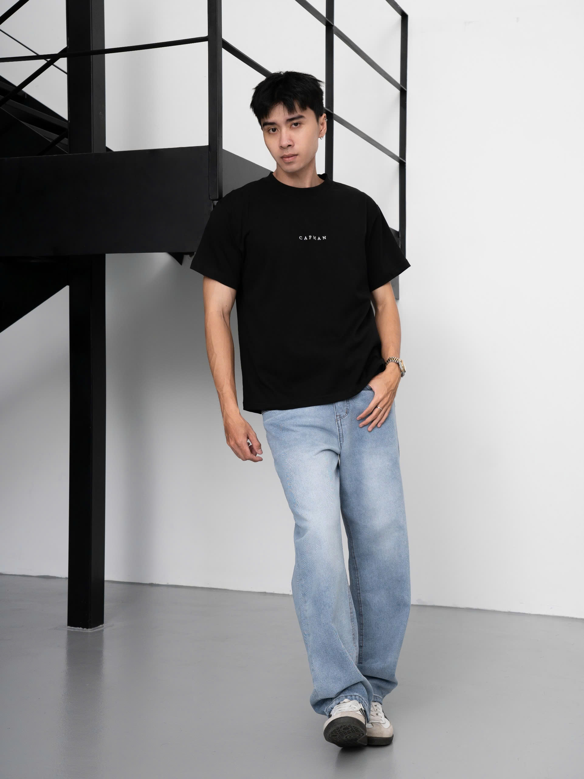 Áo thun cotton Boxy Tee
