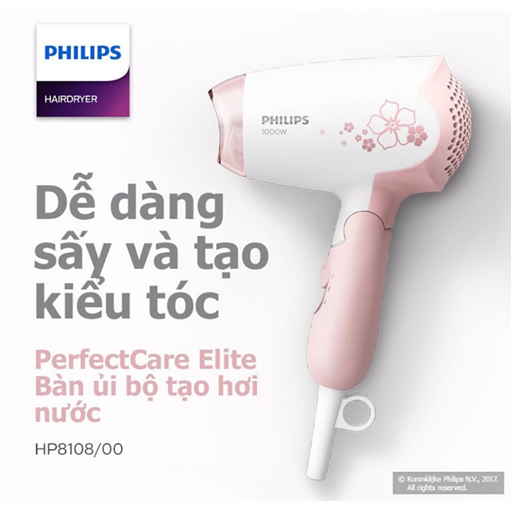 Mô tả Máy sấy tóc mini Philips HP8108 chính hãng - Bảo hành 24 tháng - 9