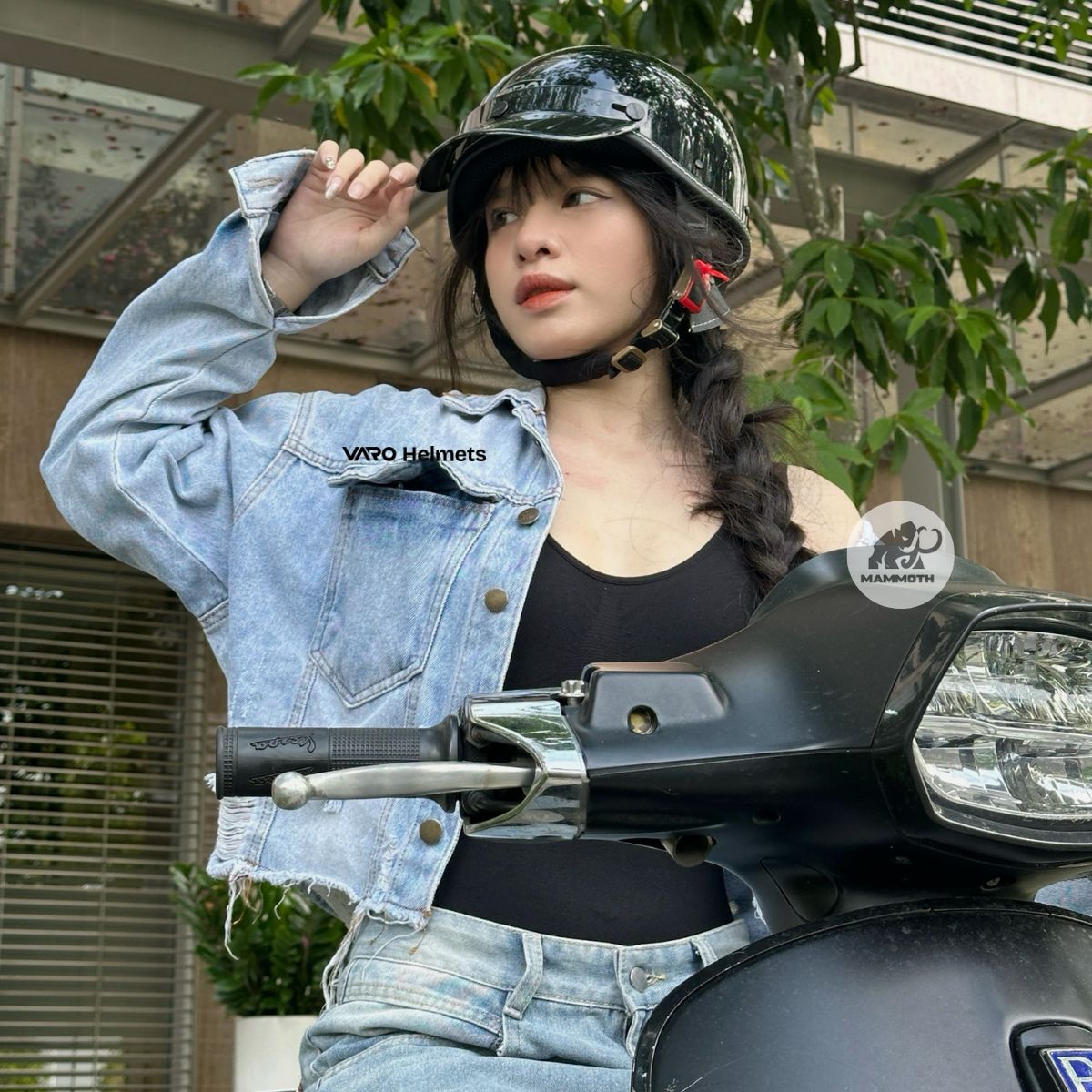 Mô tả Mũ Bảo Hiểm VARO Kraft Retro phong cách cổ điển lưỡi trai vintage - 1