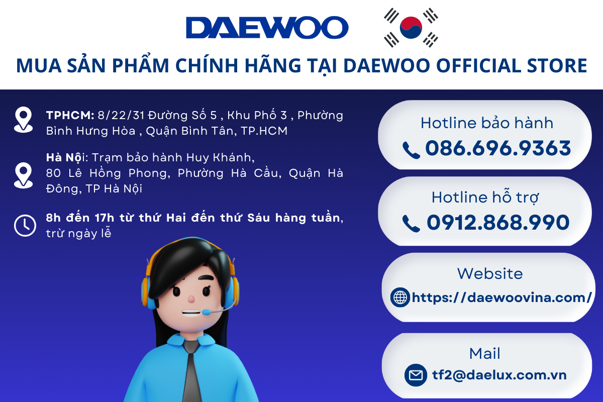 Mô tả Bếp hồng ngoại Daewoo 2200w mặt ceramic chịu nhiệt, chịu lực bền bỉ, tiện dụng, tiết kiệm diện tích DWI-2238MW DWI-2215B - 7