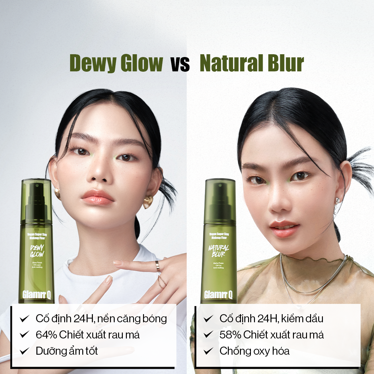 Mô tả Xịt Khóa Nền Cố Định Glamrr Q Vegan Super Stay Makeup Fixer 50ml (1 chai) - 8