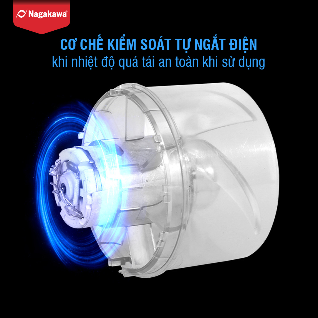Mô tả Máy Sấy Tóc Nagakawa NAG1606 (2000W) - Hàng Chính Hãng - 7