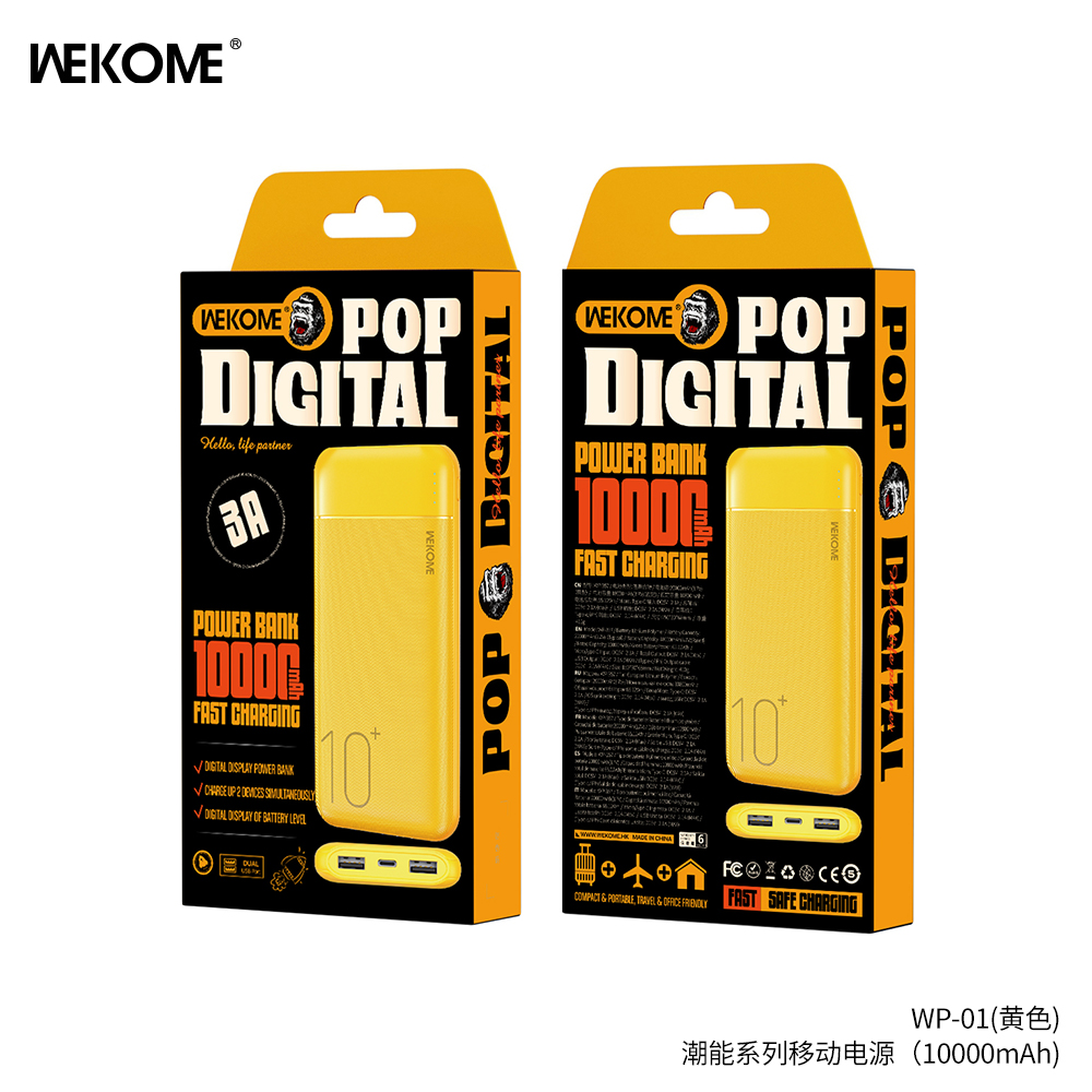 Mô tả Sạc dự phòng wekome 10000 mAh WP01 - Hàng chính hãng - 5
