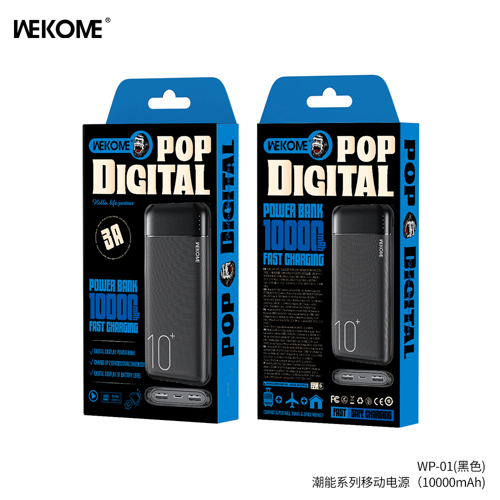 Mô tả Sạc dự phòng wekome 10000 mAh WP01 - Hàng chính hãng - 6