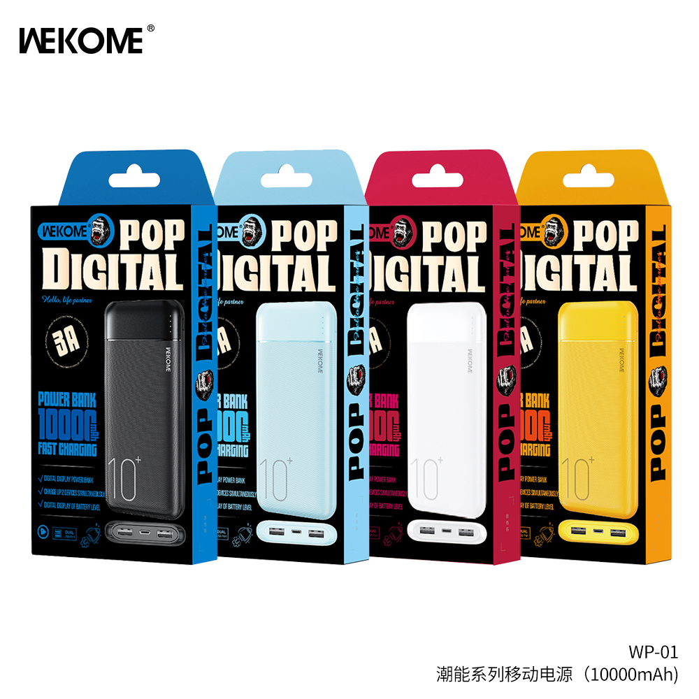 Mô tả Sạc dự phòng wekome 10000 mAh WP01 - Hàng chính hãng - 7