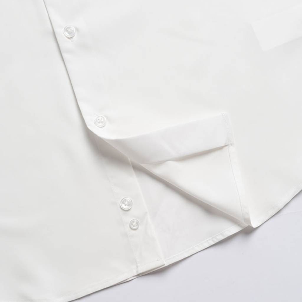 Mô tả Áo sơ mi trắng dài tay nam Phan Nguyễn, chất liệu modal mềm mát, form slim fit tôn dáng SMD.1400 - 4