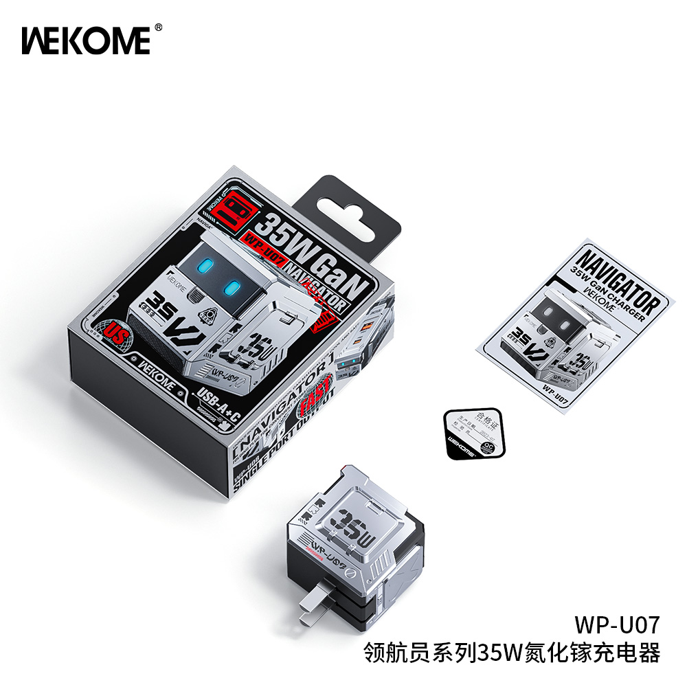 Mô tả Củ sạc nhanh GaN 35W wekome WP-U07 - Hàng chính hãng - 7