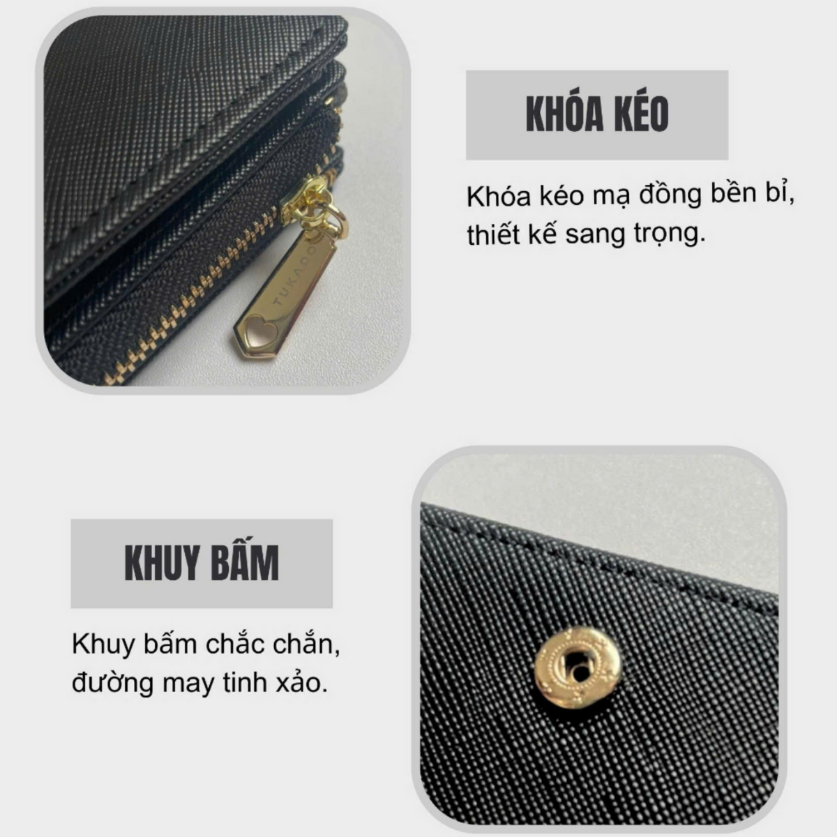 Ví TUKADO TK04 Cận cảnh