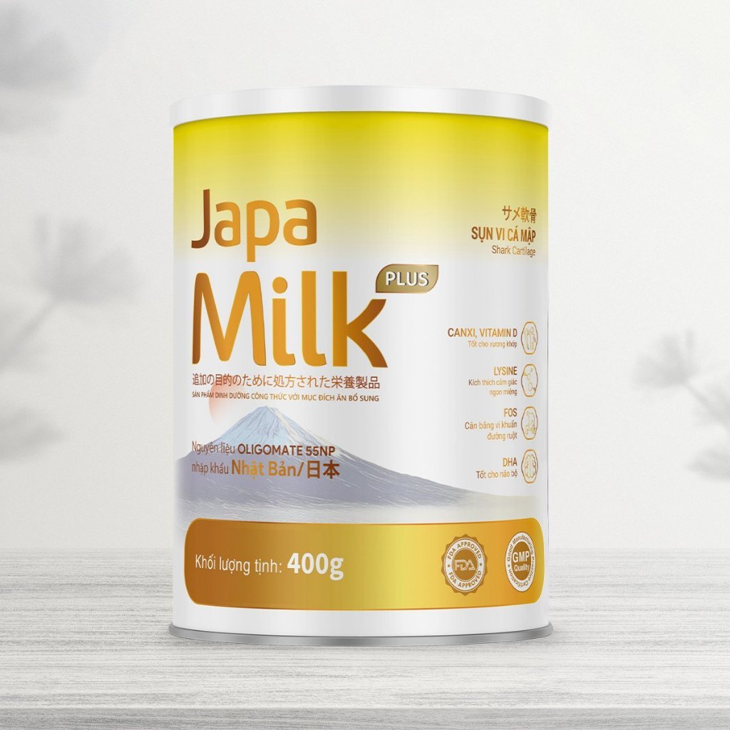 Mô tả Sữa Japa Milk Plus Bổ Sung Chế Độ Ăn Hàng Ngày Cung Cấp Chất Dinh Dưỡng Cho Bé Chính Hãng Japa Kids 400G - 4