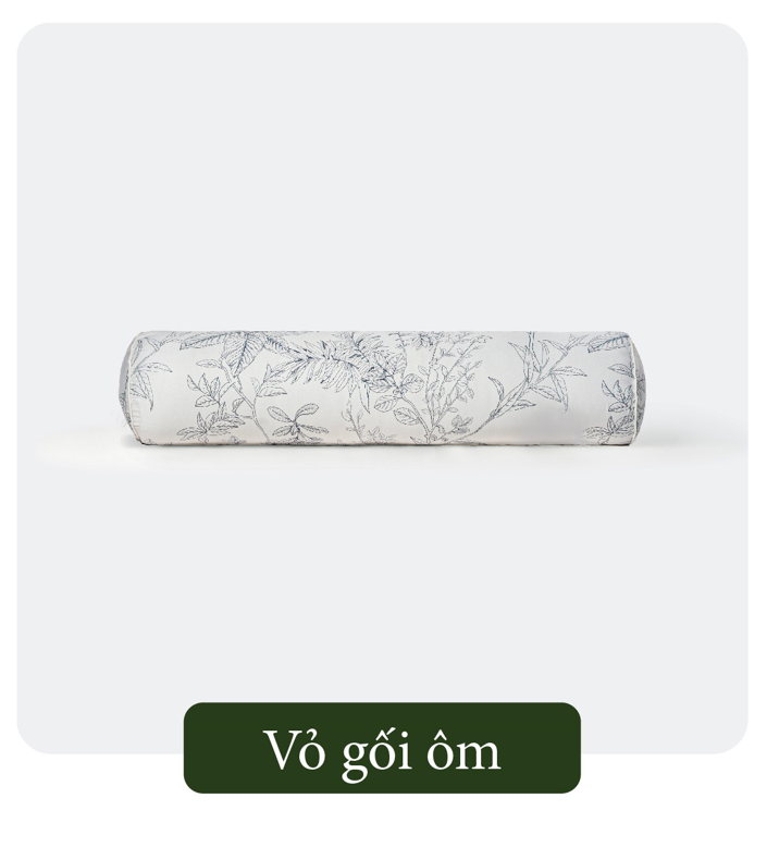Mô tả Vỏ gối ôm BST Khu Vườn Tinh Hoa 2025 Everon ( họa tiết in, thêu) (Chất liệu: Modal/Tencel/Cotton) BST2025 - 1