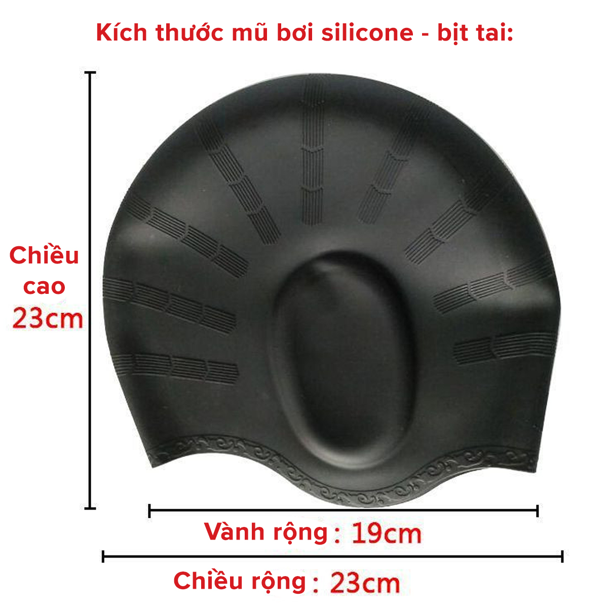 Mô tả Combo Mũ Bơi Silicone Bịt Tai + Kính Bơi Bịt Tai Chống UV Cùng Màu, Mũ Bơi Bịt Tai silicon Kính Bơi Bịt Tai Hãng Amalife - 9